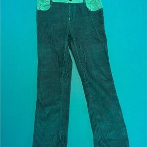 Vintage Green Corduroy Pants